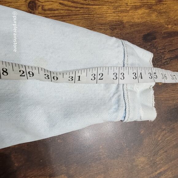 Vtg Levi's Denim Sherpa Trucker Jacket M Light Wash USA 70's Hipster Streetwear - Picture 13 of 15